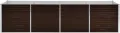 vidaXL Hochbeet Blumenkasten Pflanzkasten Pflanzkübel Blumenkübel Pflanztopf Blumentopf Gemüsebeet Pflanzbeet Braun 320x80x77cm Verzinkter Stahl - Thumbnail 7