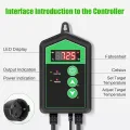 RIOGOO Digitaler Heizmattenthermostatregler für Samenkeimung, Reptilien und Brauen 68-108 ℉ - Thumbnail 6