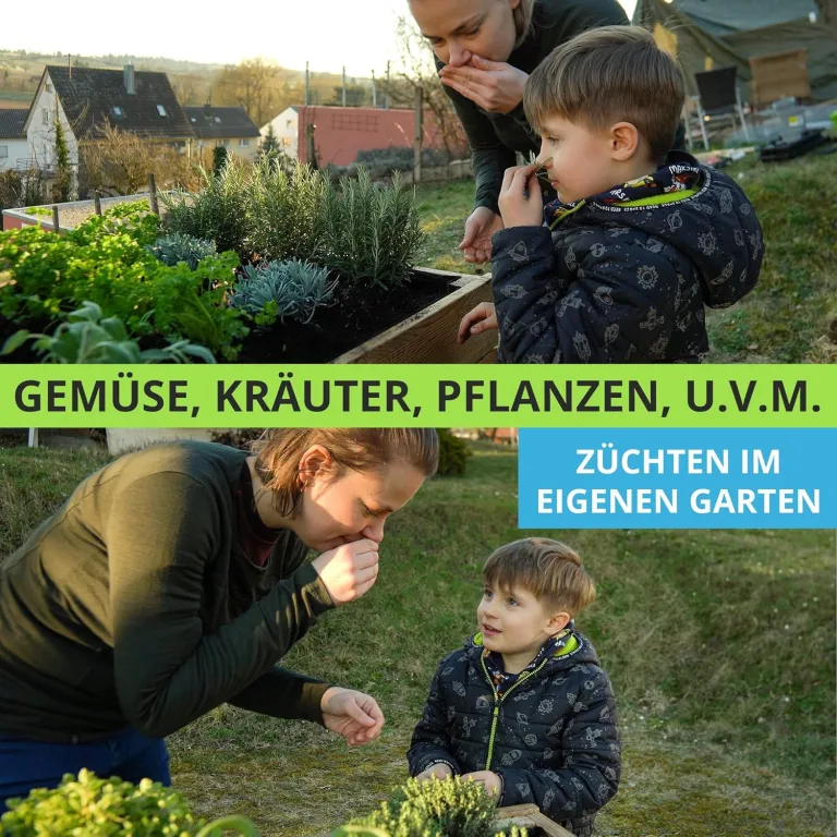 Gartenwelt Riegelsberger Elegantes Hochbeet Kräuterbeet Pflanzbeet Lärche Gemüsebeet 180x80cm Höhe 71 cm aus Lärchenholz 27mm geriffelt – Bild 5