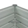 vidaXL Garten-Pflanzkasten aus verzinktem Stahl, 100 x 40 x 77 cm, grünes Hochbeet - Thumbnail 7