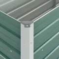 vidaXL Pflanzkasten für den Garten, verzinkter Stahl, 160 x 40 x 45 cm, Grün, Pflanzen-Hochbeet-Kasten - Thumbnail 6