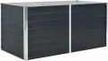 vidaXL Hochbeet Pflanzbeet Frühbeet Gartenbeet Pflanzkübel Pflanzkasten Blumenkasten Gemüsebeet Blumenbeet Anthrazit 160x80x77cm Verzinkter Stahl - Thumbnail 1
