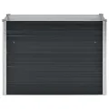 vidaXL Hochbeet Pflanzkübel Blumenkasten Garten Pflanzkasten Terrassen Gemüsebeet Gartenbeet Pflanzbeet Anthrazit 100x40x77cm Verzinkter Stahl - Thumbnail 6