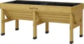 VegTrug® Hochbeet Classic - platzsparender Pflanzkasten für Balkon & Terrasse 420 L Volumen inkl. Pflanzvlies - Frühbeet ergonomische V-Form für Gemüse Kräuter Blumen - Natur 183x76x80 cm - Thumbnail 1