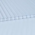 ESTEXO Hohlkammerplatten Doppelstegplatten 14 Stück, 10,25 m², 60,5 x 121 cm, transparente Polykarbonat Platten 4 mm stark, Gewicht: 700g/m², Stegplatte, klar, Gewächshausplatten - Thumbnail 6