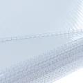 ESTEXO Hohlkammerplatten Doppelstegplatten 14 Stück, 10,25 m², 60,5 x 121 cm, transparente Polykarbonat Platten 4 mm stark, Gewicht: 700g/m², Stegplatte, klar, Gewächshausplatten - Thumbnail 4