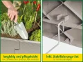 JUWEL Hochbeet Timber ErgoLine (Hochbeet in U Form, ermöglicht eine ergonomische Arbeitsweise, zahlreiche Aufbauvarianten, Maße: 185x125 cm Höhe 40 cm) 20479 - Thumbnail 5