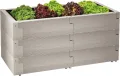 JUWEL Hochbeet Timber 3er-Set (18 Bausteine, Kräuterbeet Füllinhalt 360 l, in Holzoptik, Beetsystem mit hoher Wärmeisolierung, Maße 130x60 cm, Höhe 60 cm, Gemüsebeet) 20471 - Thumbnail 1