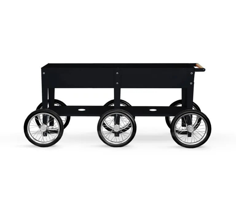herstera Garden Metall Hochbeet Wheels | Schwarz | 186x50x80 cm – Bild 7
