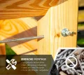 WESTMANN Premium Hochbeet aus Lärchenholz | Natur | 66x91x73 cm | Kräuterbeet für den Außenbereich | Holzhochbeet zum Bepflanzen von Gemüse & Kräutern - Thumbnail 7
