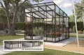 Vitavia Playa 7600 ESG/HKP, anthrazit Gewächshaus 1 Lamellenwandfenster für Belüftung - Thumbnail 4