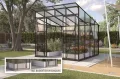 Vitavia Playa 7600 ESG/HKP, anthrazit Gewächshaus 1 Lamellenwandfenster für Belüftung - Thumbnail 9