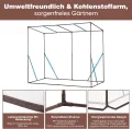 Sekey Gewächshaus Tomatengewächshaus 200x170x77 cm, Begehbarers Tomaten Gewächshaus Foliengewächshaus Balkon Outdoor - Stabil, Winterfest, UV-Beständig, Weiß - Thumbnail 6