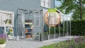 Vitavia Athena 10200 ESG/HKP Anlehngewächshaus Gewächshaus 2 Dachfenster Gemüse Garten - Thumbnail 3
