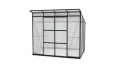 Vitavia Playa 5900 HKP6mm, anthrazit Gewächshaus 1 aufstellbares Seitenfenster Hingucker - Thumbnail 1