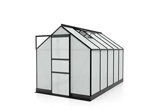 Vitavia Gewächshaus Apollo 6200, HKP 6mm, schwarz – Bild 6