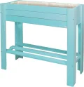WAGNER GreenFAMILY - Hochbeet - GreenBOX Light - Nadelholz, Massivholz FSC®, Natur, 70 x 83 x 34,5 cm, Regalboden, inkl. Pflanztasche - 25029001 - Thumbnail 8