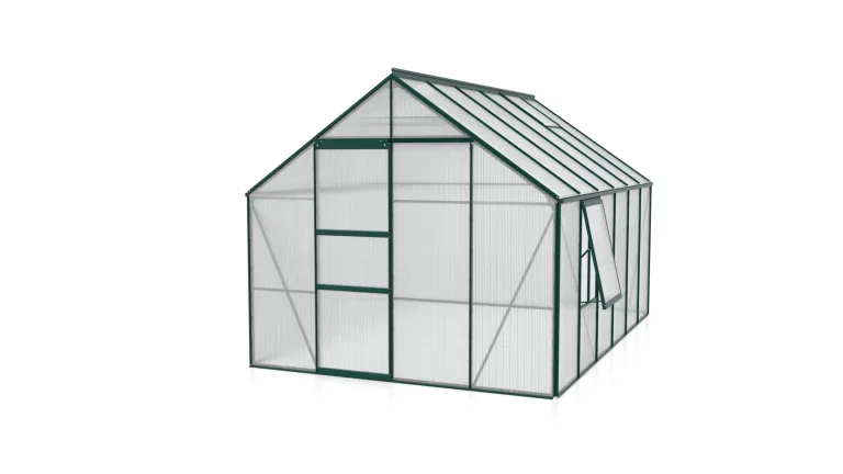 Vitavia Meridian 1 9900 HKP 6 mm, smaragd Gewächshaus 2 Dachfenster 1 Seitenfenster
