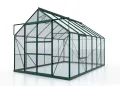Vitavia Meridian 2 9900 ESG 3 mm, Gewächshaus mit 2 Dachfenstern und 1 Seitenfenster, Emerald Green - Thumbnail 2