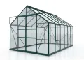 Vitavia Meridian 2 9900 ESG 3 mm, Gewächshaus mit 2 Dachfenstern und 1 Seitenfenster, Emerald Green - Thumbnail 5