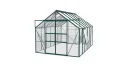 Vitavia Meridian 2 9900 ESG 3 mm, Gewächshaus mit 2 Dachfenstern und 1 Seitenfenster, Emerald Green - Thumbnail 1