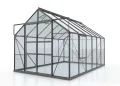 Vitavia Meridian 2 9900 ESG 3 mm, anthrazit Gewächshaus 2 Dachfenster 1 Seitenfenster - Thumbnail 2