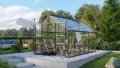 Vitavia Meridian 2 9900 ESG 3 mm, anthrazit Gewächshaus 2 Dachfenster 1 Seitenfenster - Thumbnail 4