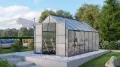 Vitavia Meridian 2 11500 HKP 6 mm, anthrazit Gewächshaus 2 Dachfenster 1 Seitenfenster - Thumbnail 6
