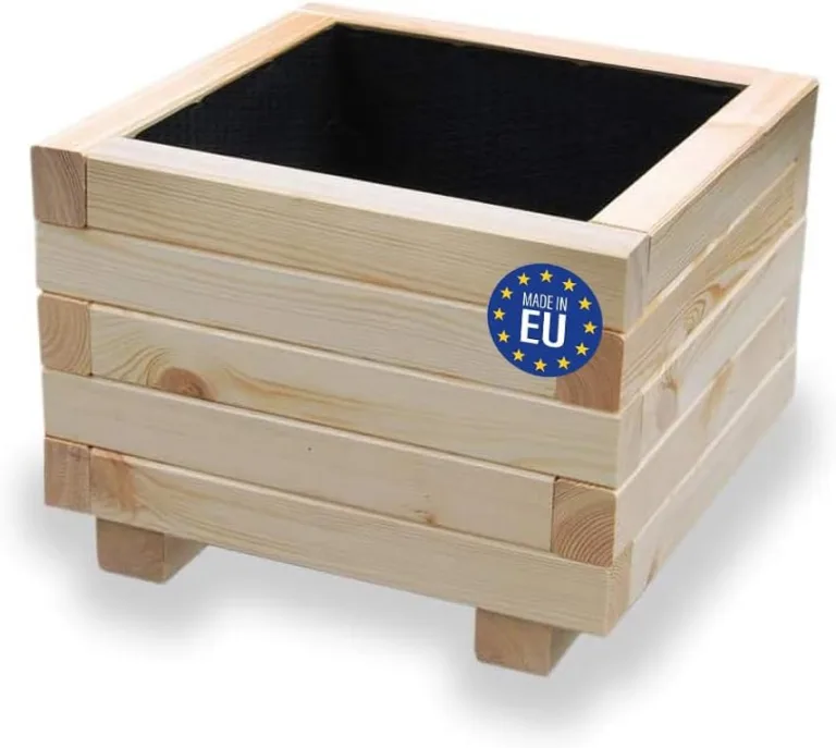 Hochbeet 115 x 40 x 30H cm mit 2X Wasserablauf Blumenkasten aus Holz Pflanzkübel Garten Balkon Terrasse Pflanzkasten AB115KAN4030 – Bild 8
