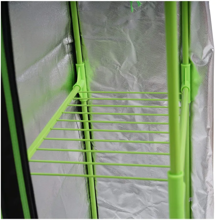 Zelsius Growzelt MyHomeGrow 2-in-1 Grow Tent | Indoor Growroom | schwarz grün | Growroom Growschrank Darkroom Pflanzenzelt Gewächshaus Zuchtzelt (120 x 90 x 145 cm) – Bild 5