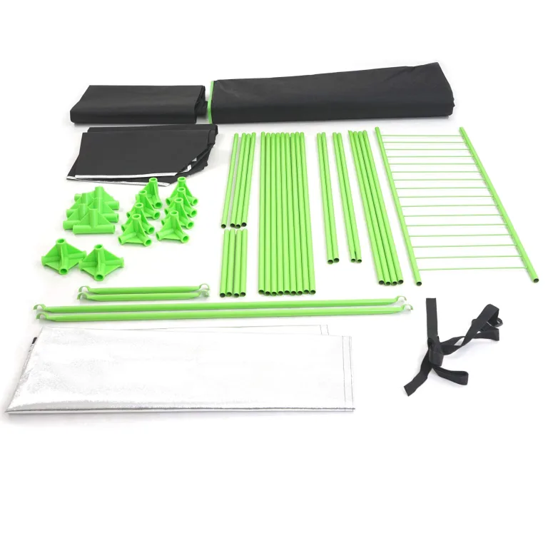 Zelsius Growzelt MyHomeGrow 2-in-1 Grow Tent | Indoor Growroom | schwarz grün | Growroom Growschrank Darkroom Pflanzenzelt Gewächshaus Zuchtzelt (120 x 90 x 145 cm) – Bild 9