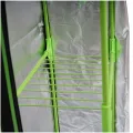 Zelsius Growzelt MyHomeGrow 2-in-1 Grow Tent | Indoor Growroom | schwarz grün | Growroom Growschrank Darkroom Pflanzenzelt Gewächshaus Zuchtzelt (120 x 90 x 145 cm) - Thumbnail 5