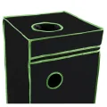 Zelsius Growzelt MyHomeGrow 2-in-1 Grow Tent | Indoor Growroom | schwarz grün | Growroom Growschrank Darkroom Pflanzenzelt Gewächshaus Zuchtzelt (120 x 90 x 145 cm) - Thumbnail 6