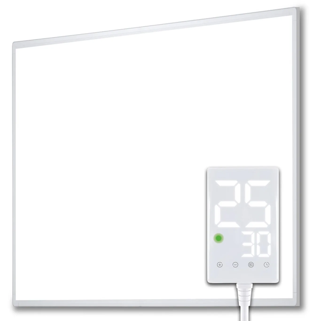 Heidenfeld Infrarotheizung HF-HP100-3 | ???????? ???????????????????? ???????????????????????????????? - 300 Watt - Bis 8 m² - Infrarot Heizkörper - Elektroheizung mit Thermostat - Überhitzungsschutz (HF-HP100-3 300 Watt) - Bild 1