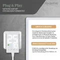 Heidenfeld Infrarotheizung HF-HP100-3 | ???????? ???????????????????? ???????????????????????????????? - 300 Watt - Bis 8 m² - Infrarot Heizkörper - Elektroheizung mit Thermostat - Überhitzungsschutz (HF-HP100-3 300 Watt) - Thumbnail 6