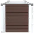 vidaXL Blumenkasten aus verzinktem Stahl, 320 x 80 x 45 cm, Braun - Thumbnail 5
