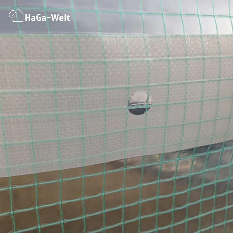 HaGa Gitterfolie 2m x 5m in transparent – Extrastarke Folie für Gewächshaus klein & groß – als Gewächshausfolie & Winterschutz – Bild 7