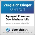 Aquagart 6m reißfeste UV 5 Gewächshausfolie transparent I Frühbeet Abdeckung Gartenfolie Gewächshaus I PE Gewächshausplane I Treibhausfolie Breite 4 m I Folien-Stärke 190 Mircron 0,19 mm - Thumbnail 8