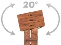 Hochbeet mit Rankseilen Cube 2 - Gemüsebeet Kräuterbeet - Beet für Terrasse Balkon & Garten - Thumbnail 4
