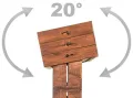 Hochbeet mit Rankseilen Cube 2 - Gemüsebeet Kräuterbeet - Beet für Terrasse Balkon & Garten - Thumbnail 8