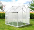 Westmann Aluminium Gewächshaus 6x6 inkl. Öffner | Silber | 192x192 cm - Thumbnail 3