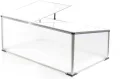 Wiltec Frühbeet Gewächshaus aus Aluminium, 100 x 60 x 40 cm, Gemüsebeet mit arretierbarem Dach und 2 Flügeln, witterungsbeständig, UV-Schutz - Thumbnail 7
