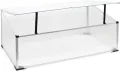 Wiltec Frühbeet Gewächshaus aus Aluminium, 100 x 60 x 40 cm, Gemüsebeet mit arretierbarem Dach und 2 Flügeln, witterungsbeständig, UV-Schutz - Thumbnail 1