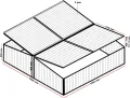 Wiltec Doppel Frühbeet Gewächshaus aus Aluminium, 100 x 120 x 40 cm, Gemüsebeet mit arretierbarem Dach und 4 Flügeln, witterungsbeständig, UV-Schutz - Thumbnail 3