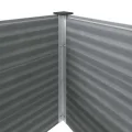 vidaXL Hochbeet Pflanzkübel Gartenbeet Blumenbeet Pflanzkasten Kräuterbeet Blumenkasten Pflanzkasten Gemüsebeet Pflanzbeet 250x100x91cm WPC Grau - Thumbnail 5