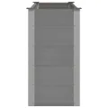 vidaXL Garten Hochbeet Pflanzkasten Blumenkasten Gemüsebeet Pflanzkübel Blumenkübel Frühbeet Gartenbeet Pflanzbeet WPC 150x50x91cm Grau - Thumbnail 8