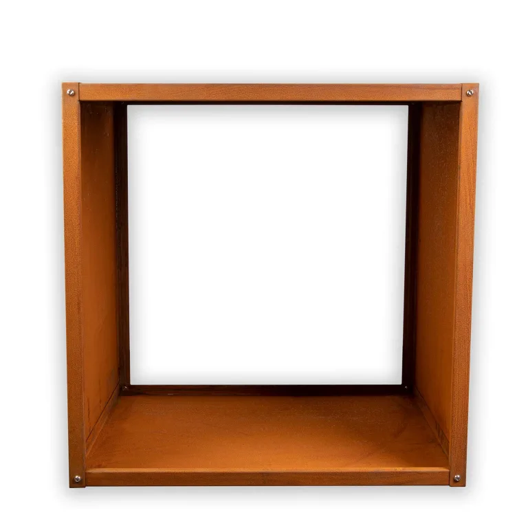 Köhko® Designer Pflanzrahmen (Ohne Boden) aus Cortenstahl als Bausatz QUADER 80x80x50 cm…… – Bild 2