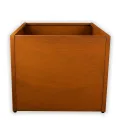 Köhko® Designer Pflanzkübel Hochbeet (mit Bodenplatte) aus Cortenstahl Kräuterbeet TROG 120x50x40 cm…… - Thumbnail 6