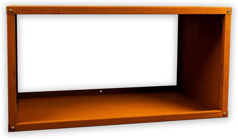 Köhko® Designer Hochbeet Rahmen (Ohne Boden) aus Cortenstahl als Bausatz TROG 120x50x40 cm… – Bild 2