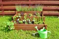 Stufenhochbeet aus Holz, Hochbeet mit unterschiedlichen Pflanzbereichen, Gartenbeet für Gemüse, Kräuter und Blumen - Thumbnail 5